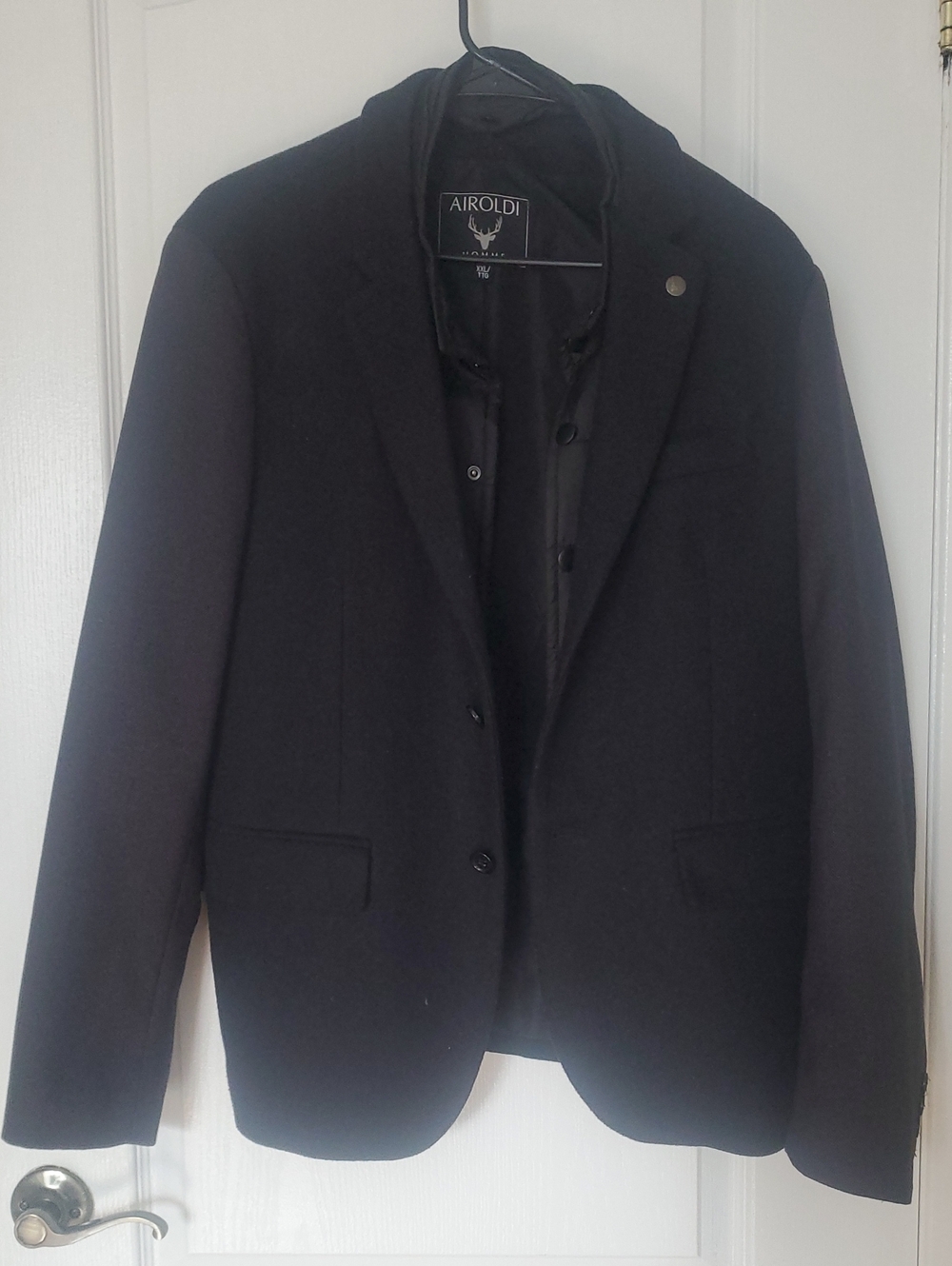 Airoldi Homme Wool Sporty Fall Winter Wool Blazer Coat Jacket